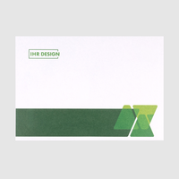 Briefumschlag DIN C5 (Lasche an der schmalen Seite), haftklebend ohne Fenster, beidseitig 4/4 farbig bedruckt