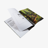 Drahtheftung, farbig bedruckt, details