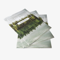 Broschuere, farbig bedruckt, liegend 