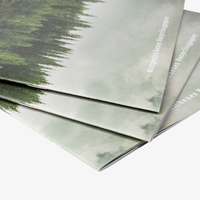 Broschuere, farbig bedruckt, liegend, details