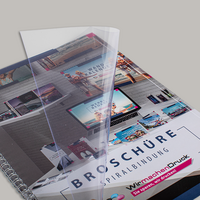 Broschüre mit Metall-Spiralbindung Endformat DIN A3 Foliendeckblatt