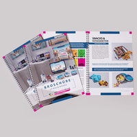 Broschüre mit Metall-Spiralbindung Endformat DIN A5