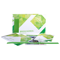 Neutrales Broschüren-Musterset