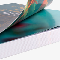 Buch, farbig bedruckt, details