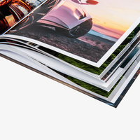 Buch, farbig bedruckt, liegend, details