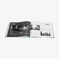 Buch, bedruckt, Motiv, aufgefaltet