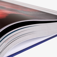 Buch Hardcover mit rundem Rücken DIN A5 quer Buchblock