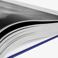 Buch Hardcover mit rundem Rücken DIN A5 quer einfarbig Buchblock