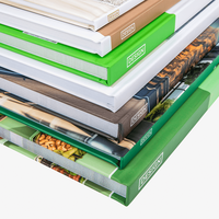 Buch, farbig bedruckt, liegend, verschiedene Formen