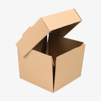 Burgerbox faltbar 12 x 12 x 10 cm, unbedruckt