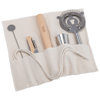 Set in offenem Rollbeutel