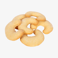 Confiserie-Vanillekipferl, Detailansicht der ausgepackten Kipferl