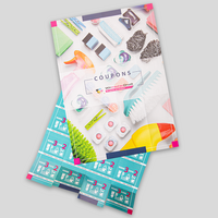 Couponbögen perforiert 24 Coupons beidseitig bedruckt 4x6 Coupons herausgebrochen