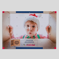 Couponkalender DIN A4 quer (2-Seiter), Vorderseite