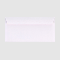 Couverts Format C6/5 (Lasche an der langen Seite), haftklebend ohne Fenster, einseitig 4/0 farbig bedruckt, Rückseite