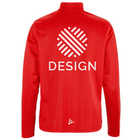 Craft-Damen-Halfzip-Trainingsshirt - Squad Go Hz, Druckposition hinten