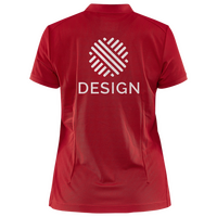 Craft-Damen-Poloshirt - Core Unify, Rückseite