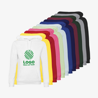 Hoodie, farbig bedruckt, Vorderseite