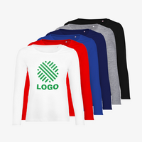 Langarmshirt, farbig bedruckt, Vorderseite