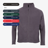 Fleecejacke, farbig bedruckt, Vorderseite