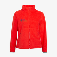 Fleecejacke, farbig bedruckt, Vorderseite