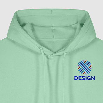 Damen-Hoodie cropped fit, Stella Nora - Stanley/Stella, Detail Kragen