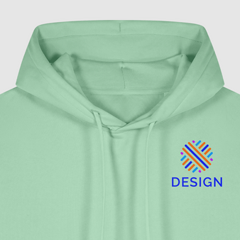 Damen-Hoodie cropped fit, Stella Nora - Stanley/Stella, Detail Kragen