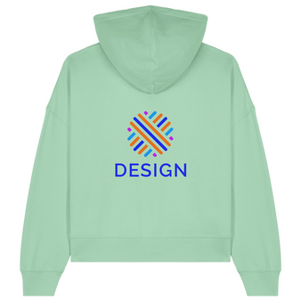 Damen-Hoodie cropped fit, Stella Nora - Stanley/Stella, Rückseite