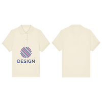 Damen-Poloshirt, Stanley Stella, Organic - mit VIER Druckpositionen