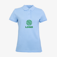  Damen-Poloshirt, B&C, Organic - mit ZWEI Druckpositionen