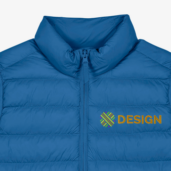 Damen-Steppweste, Climber 2.0 - Stanley/Stella, Detail Kragen