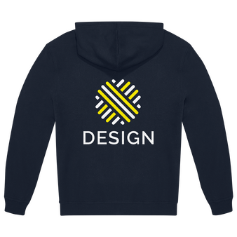 Damen-Sweatjacke, Basic - B&C Collection, Druck hinten