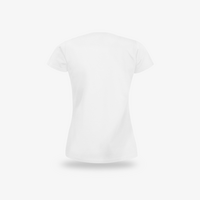 Damen-T-Shirt Basic, weiß - B&C Collection, mit einer Druckposition