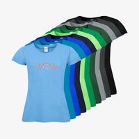 Damen-T-Shirt FOTL, Budget - Motiv American Football EKG-Linie, Farbauswahl