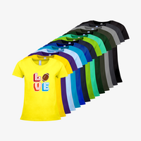 Damen-T-Shirt B&C, Premium - Motiv American Football Love, Farbauswahl