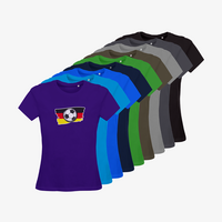 Damen-T-Shirt B&C, Organic - Motiv Fußball Deutschland, Farbauswahl