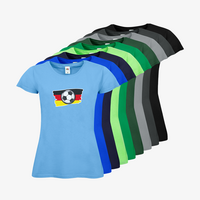 Damen-T-Shirt FOTL, Budget - Motiv Fußball Deutschland, Farbauswahl