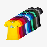 Damen-T-Shirt B&C, Premium - Motiv Fußball Grün, Farbauswahl