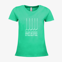 Damen-T-Shirt B&C, Premium - Motiv Golf Shot