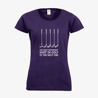 Damen-T-Shirt FOTL, Basic Rundhals - Motiv Golf Shot