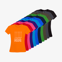 Damen-T-Shirt B&C, Organic - Motiv Golf Shot, Farbauswahl