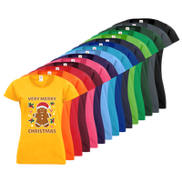 Damen-T-Shirt FOTL, Basic Rundhals - Motiv Lebkuchen, Farbauswahl