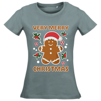 Damen-T-Shirt Russell, Organic - Motiv Lebkuchen