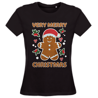 Damen-T-Shirt B&C, Organic - Motiv Lebkuchen