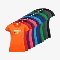 Damen-T-Shirt FOTL, Basic Rundhals - Motiv Matura Loading, Farbauswahl