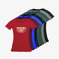 Damen-T-Shirt Russell, Organic - Motiv Matura Loading, Farbauswahl