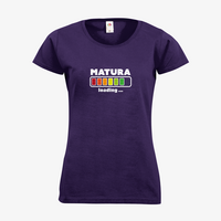 Damen-T-Shirt FOTL, Basic Rundhals - Motiv Matura Loading