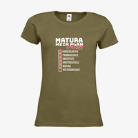 Damen-T-Shirt FOTL, Premium - Motiv Matura Plan