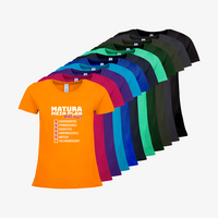 Damen-T-Shirt B&C, Premium - Motiv Matura Plan