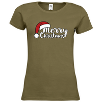 Damen-T-Shirt FOTL, Premium - Motiv Merry Christmas